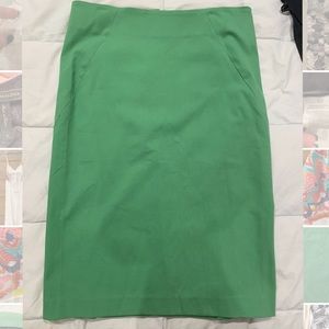 Theory Pencil Skirt - Green - Size 4